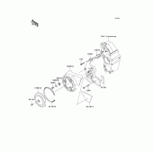 Схема вузла: Chain cover для Kawasaki VN2000 Vulcan 2000 Classic LT