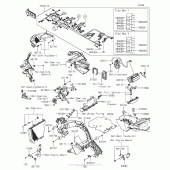 Схема вузла: Chassis Electrical Equipment(1/2) для Kawasaki KLZ1000 Versys 1000 LT