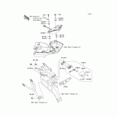 Схема вузла: Taillight(s) для Kawasaki KLE650 Versys 650 ABS