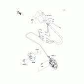 Схема вузла: Генератор для Kawasaki KX250/KX252 KX250