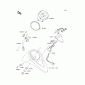 Схема вузла: Meter(s)(vn800-b2/b3/b4/b5) для Kawasaki VN800 Vulcan 800 Classic