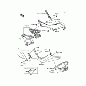 Схема вузла: Side Covers для Kawasaki ZR1000 Z1000