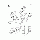 Схема вузла: Паливний бак для Kawasaki KLX250 D-Tracker