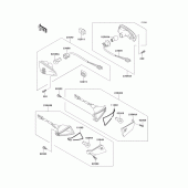 Схема вузла: Поворотники для Kawasaki ZX600 Ninja ZX-6