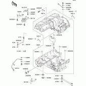 Схема узла: Картер двигателя для Kawasaki ZR1100 Zephyr 1100RS