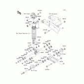 Схема вузла: Suspension для Kawasaki KX450 KX450F
