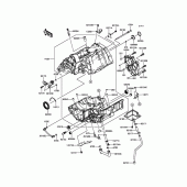 Схема вузла: Картер двигуна для Kawasaki EN650 Vulcan S