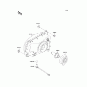 Схема вузла: Headlight(s) для Kawasaki EX500 GPZ500S