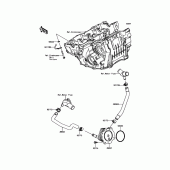 Схема узла: Масляный охладитель для Kawasaki ZX1000 Ninja ZX-10R ABS