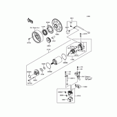 Схема вузла: Starter Motor для Kawasaki ZR1000 Z1000 ABS