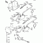 Схема узла: Катушка зажигания для Kawasaki VN1500 VN-15 SE