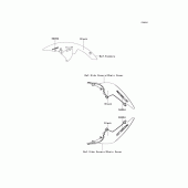 Схема вузла: Decals(black)(pcf) для Kawasaki ZR750 Z750R ABS