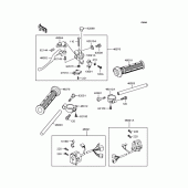 Схема узла: Руль для Kawasaki ZX400 ZXR400R