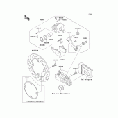 Схема вузла: Заднє гальмо для Kawasaki ZR1000 Z1000