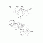 Схема узла: Крыло для Kawasaki ZX1100 Ninja ZX-11