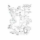 Схема вузла: Електроустаткування для Kawasaki KLX450 KLX450R