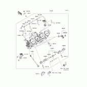 Схема узла: Throttle для Kawasaki ZX600 Ninja ZX-6R