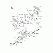 Схема узла: Подножки для Kawasaki VN1700 VN1700 Classic ABS