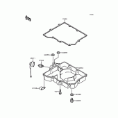 Схема вузла: Oil pan для Kawasaki ZX400 ZXR400