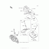 Схема вузла: Ignition System для Kawasaki VN1700 Vulcan 1700 Voyager