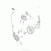 Схема узла: Генератор для Kawasaki BR250 Z250SL ABS