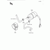 Схема узла: Топливный насос для Kawasaki ZG1200 Voyager XII