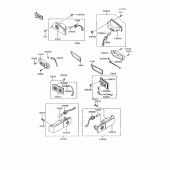 Схема вузла: Поворотники для Kawasaki ZG1200 Voyager XII