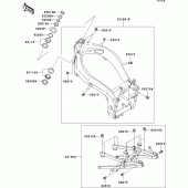 Схема узла: Рама для Kawasaki ZX750 Ninja ZX-7R