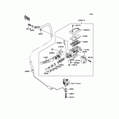 Схема узла: Clutch Master Cylinder для Kawasaki VN1700 VN1700 Classic Tourer ABS