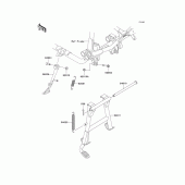 Схема вузла: Stand(s) для Kawasaki VN750 Vulcan 750