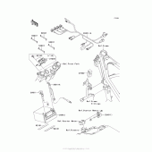 Схема узла: Электрооборудование для Kawasaki KLX140 KLX140L
