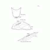 Схема вузла: Decals(blue) для Kawasaki ZR750 Z750S