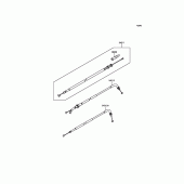 Схема узла: Тросики для Kawasaki EX300 Ninja 300 ABS