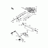 Схема вузла: Перемикач передач для Kawasaki VN1700 Vulcan 1700 Nomad ABS
