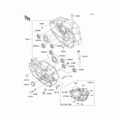 Схема вузла: Картер двигуна для Kawasaki KL250 KL250 Super Sherpa