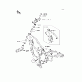 Схема вузла: Рама для Kawasaki KLX250 KLX250