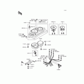Схема вузла: Meter(s) для Kawasaki KLE500