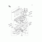 Схема узла: Картер двигателя для Kawasaki KZ1000 Police