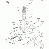 Схема вузла: Suspension для Kawasaki ZX636 Ninja ZX-6R