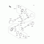 Схема узла: Поворотники для Kawasaki EJ650 W650