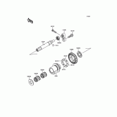 Схема вузла: Balancer для Kawasaki ZR1000 Z1000 ABS