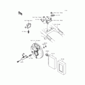 Схема узла: Fuel injection для Kawasaki VN1500 VN1500 Classic Tourer Fi