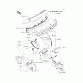 Схема узла: Taillight(s) для Kawasaki VN1700 VN1700 Voyager ABS