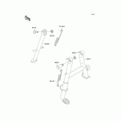 Схема вузла: Stand(s) для Kawasaki ZR750 ZR-7