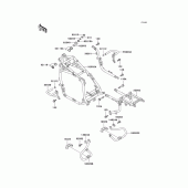 Схема узла: Рама для Kawasaki ZG1200 Voyager XII