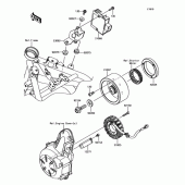 Схема вузла: Генератор та РР для Kawasaki EX650 Ninja 650 ABS