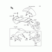 Схема вузла: Крило для Kawasaki ZR250 Balius