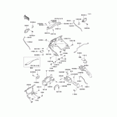 Схема вузла: Cowling(1/2) для Kawasaki ZG1000 1000GTR