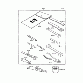 Схема узла: Tool для Kawasaki KL250 KLR250