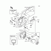 Схема вузла: Фара для Kawasaki KL250 KL250 Super Sherpa